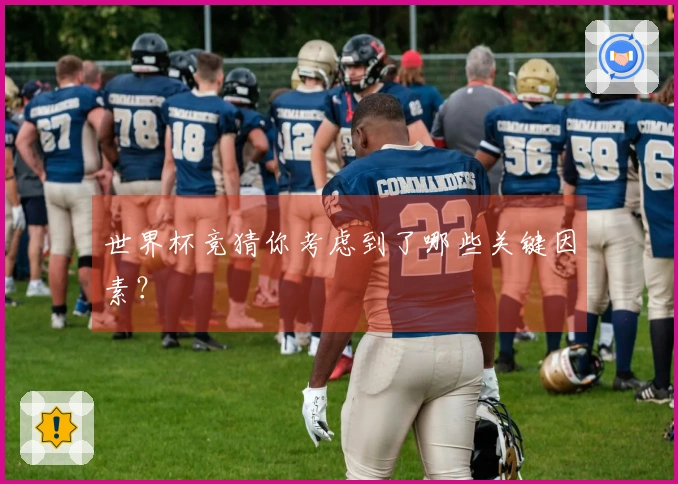 世界杯竞猜你考虑到了哪些关键因素？